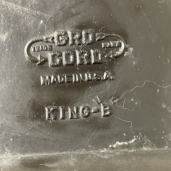 Vtg GOKEY SAUVAGE Brown Leather Chukka Boot Gro-Cord King Ankle Lace Up Men Sz 9 - Picture 15 of 16